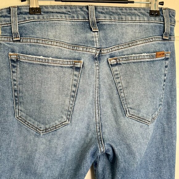 Joe’s Jeans High Rise Skinny Ankle Wheaton Raw Hem Blue Denim Women's Size 27 - Picture 13 of 14